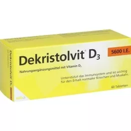 DEKRISTOLVIT D3 5.600 I.U. Tablete, 60 kosov
