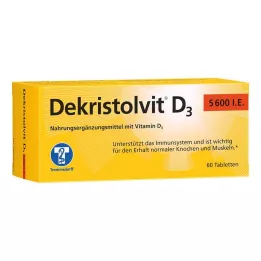 DEKRISTOLVIT D3 5.600 I.U. Tablete, 60 kosov