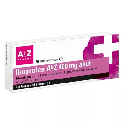 IBUPROFEN AbZ 400 mg akutne filmsko obložene tablete, 20 kosov