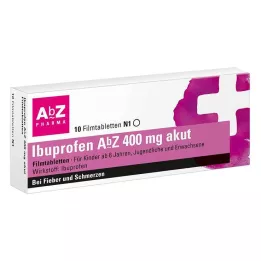 IBUPROFEN AbZ 400 mg akutne filmsko obložene tablete, 10 kosov
