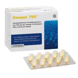OMEGAN 750 mehkih kapsul, 120 kosov