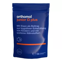 ORTHOMOL Junior Omega plus žvečljive pastile, 90 kosov