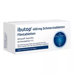IBUTOP 400 mg filmsko obložene tablete za lajšanje bolečin, 50 kosov