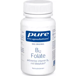 PURE ENCAPSULATIONS B12 Folate Capsules, 90 kapsul