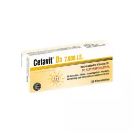 CEFAVIT D3 7.000 I.U. filmsko obložene tablete, 100 kosov