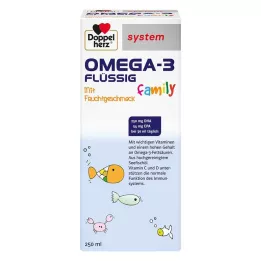 DOPPELHERZ Omega-3 tekoči družinski sistem, 250 ml