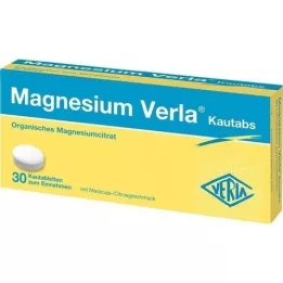 MAGNESIUM VERLA Žvečljive tablete, 30 kosov