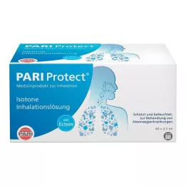 PARI Inhalacijska raztopina ProtECT z ampulami Ectoin, 60X2,5 ml