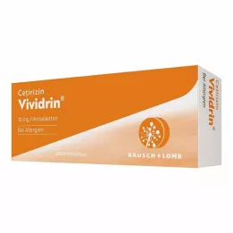 CETIRIZIN Vividrin 10 mg filmsko obložene tablete, 20 kosov