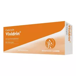 CETIRIZIN Vividrin 10 mg filmsko obložene tablete, 50 kosov