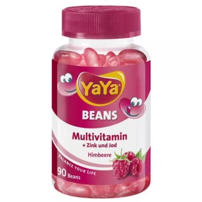 YAYA BEANS Žvečljive pastilke s cinkom in jodom, 90 kapsul