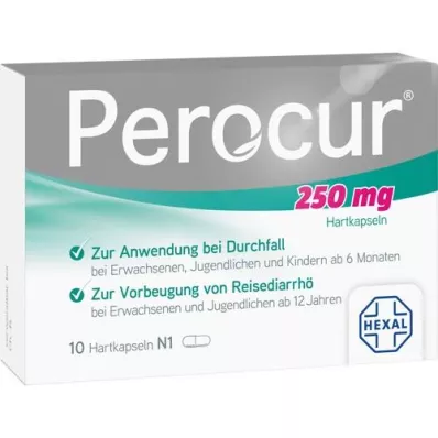 PEROCUR 250 mg trde kapsule, 10 kosov