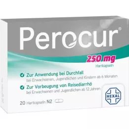 PEROCUR 250 mg trde kapsule, 20 kosov