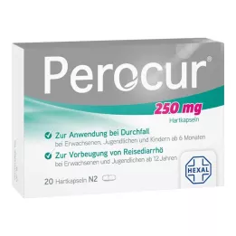 PEROCUR 250 mg trde kapsule, 20 kosov