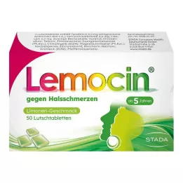 LEMOCIN pastile proti vnetemu grlu, 50 kosov