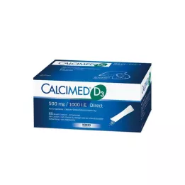 CALCIMED D3 500 mg/1000 I.U. Direct granule, 60 kosov