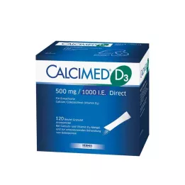 CALCIMED D3 500 mg/1000 I.U. Granule Direct, 120 kosov