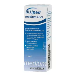 BLUPAN srednje OSD kapljice za oči, 10 ml