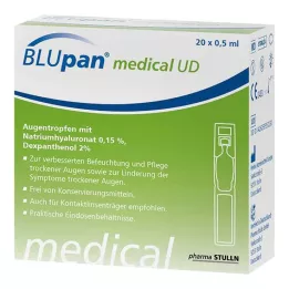 BLUPAN medicinske UD kapljice za oči, 20X0,5 ml