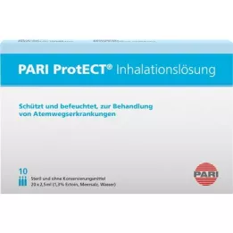 PARI Inhalacijska raztopina ProtECT z ampulami Ectoin, 10X2,5 ml