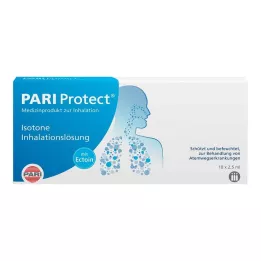 PARI Inhalacijska raztopina ProtECT z ampulami Ectoin, 10X2,5 ml