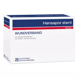HANSAPOR Sterilna obloga za rane 8x10 cm, 3 kosi