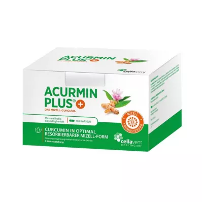 ACURMIN Plus Das Mizell-Curcuma Soft Capsules, 180 kapsul