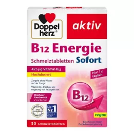 DOPPELHERZ B12 Energy Instant Melting Tablets, 30 kapsul