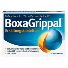 BOXAGRIPPAL Hladilne tablete 200 mg/30 mg FTA, 10 kosov