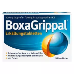 BOXAGRIPPAL Hladilne tablete 200 mg/30 mg FTA, 20 kosov