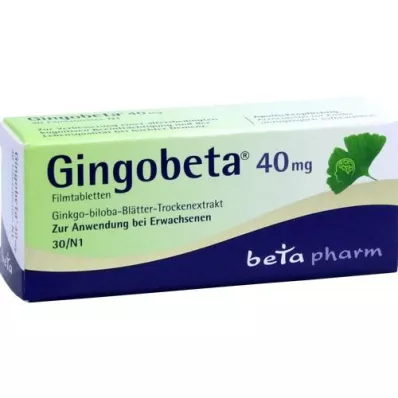 GINGOBETA 40 mg filmsko obložene tablete, 30 kosov