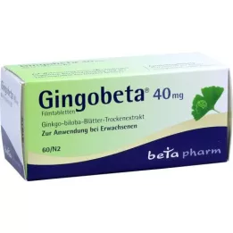 GINGOBETA 40 mg filmsko obložene tablete, 60 kosov