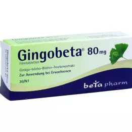 GINGOBETA 80 mg filmsko obložene tablete, 30 kosov