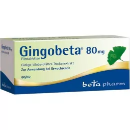 GINGOBETA 80 mg filmsko obložene tablete, 60 kosov