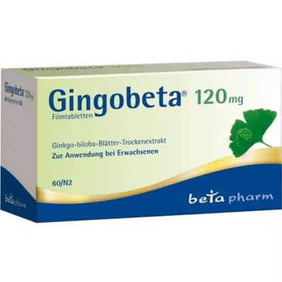 Gingobeta 120 mg filmsko obložene tablete, 60 kom