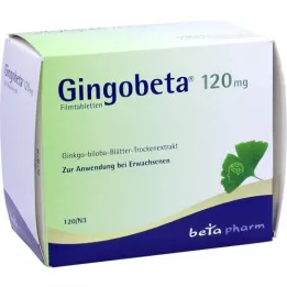 GINGOBETA 120 mg filmsko obložene tablete, 120 kosov