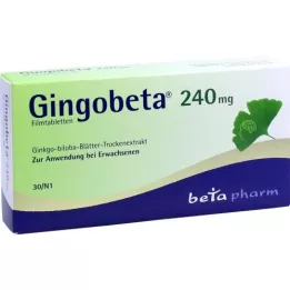 GINGOBETA 240 mg filmsko obložene tablete, 30 kosov