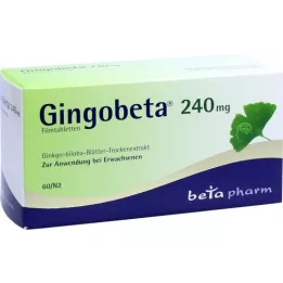 GINGOBETA 240 mg filmsko obložene tablete, 60 kosov