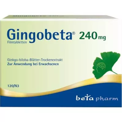 Gingobeta 240 mg filmsko obložene tablete, 120 kom