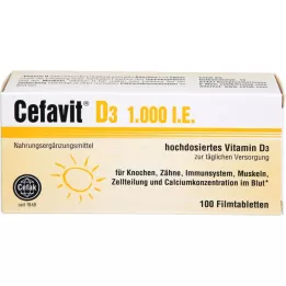 CEFAVIT D3 1.000 I.U. filmsko obložene tablete, 100 kosov