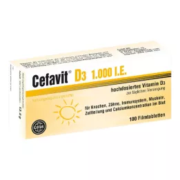 CEFAVIT D3 1.000 I.U. filmsko obložene tablete, 100 kosov