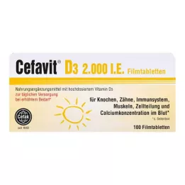 CEFAVIT D3 2.000 I.U. filmsko obložene tablete, 100 kosov