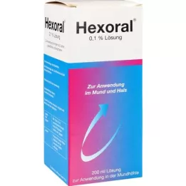 HEXORAL 0,1-odstotna raztopina, 200 ml