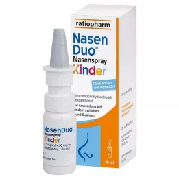 NASENDUO Pršilo za nos za otroke, 10 ml