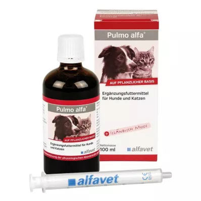 Pulmo Alfa za pse in mačke, 100 ml