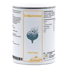 D-MANNOSE PULVER pločevinka za shranjevanje, 220 g