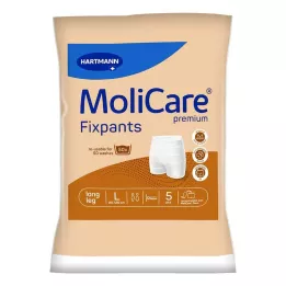 MOLICARE Premium fiksne hlače z dolgimi nogavicami, velikost L, 5 kosov