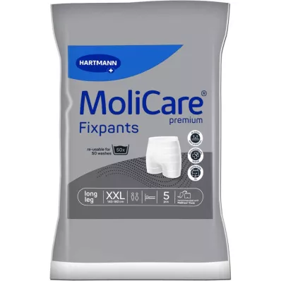 MOLICARE Hlače Premium Fixpants z dolgimi nogavicami, velikost XXL, 5 kosov