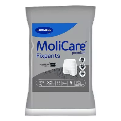 MOLICARE Hlače Premium Fixpants z dolgimi nogavicami, velikost XXL, 5 kosov