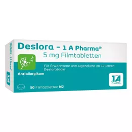 DESLORA-1A Pharma 5 mg filmsko obložene tablete, 50 kosov